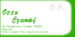 otto czumpf business card